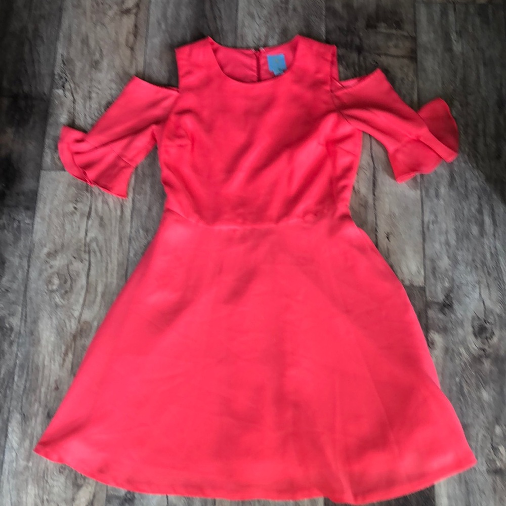 Hot pink dress